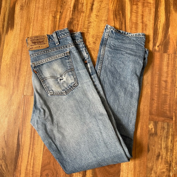 Levi's Denim - Levi’s Vintage Made in USA 505 Orange Tab Straight Leg Jeans